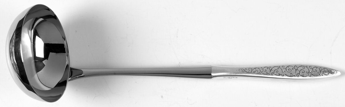 Spanish Lace (Sterling, 1964) Soup Ladle with Stainless Bowl by Wallace Silver-1