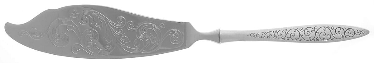 Spanish Lace (Sterling, 1964) Engraved Fish Serving Knife-Stainless Blade by Wallace Silver-1