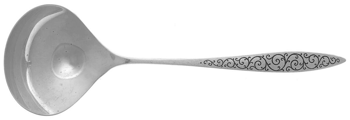 Spanish Lace (Sterling, 1964) Solid Gravy Ladle by Wallace Silver-1