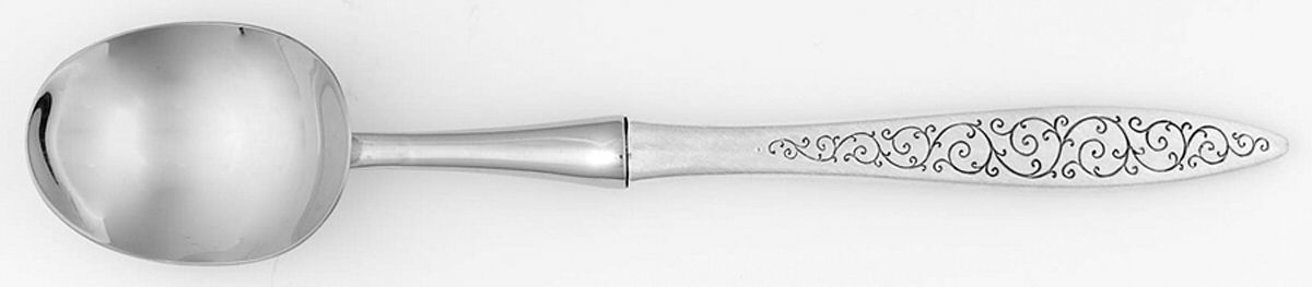 Spanish Lace (Sterling, 1964) Ice Cream Scoop with Stainless Bowl by Wallace Silver-1