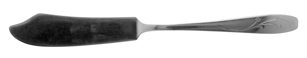 Starglow (Stainless) Flat Handle Master Butter Knife by Wallace Silver-1