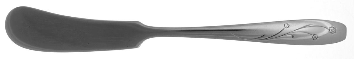 Starglow (Stainless) Flat Handle Butter Spreader by Wallace Silver-1
