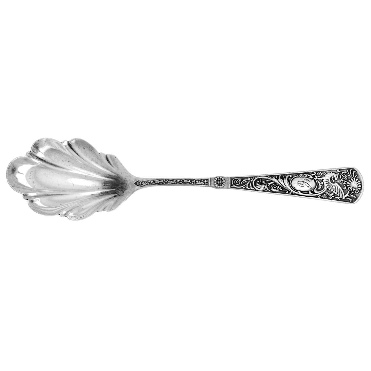 St. George (Sterling, 1890) Sugar Shell Spoon by Wallace Silver-1