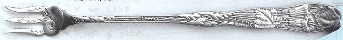 St. Leon (Sterling, 1890) Oyster Fork by Wallace Silver-1