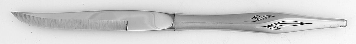 Still Mood (Sterling, 1963) Individual Steak Knife w/Bevel Blade by Wallace Silver-1