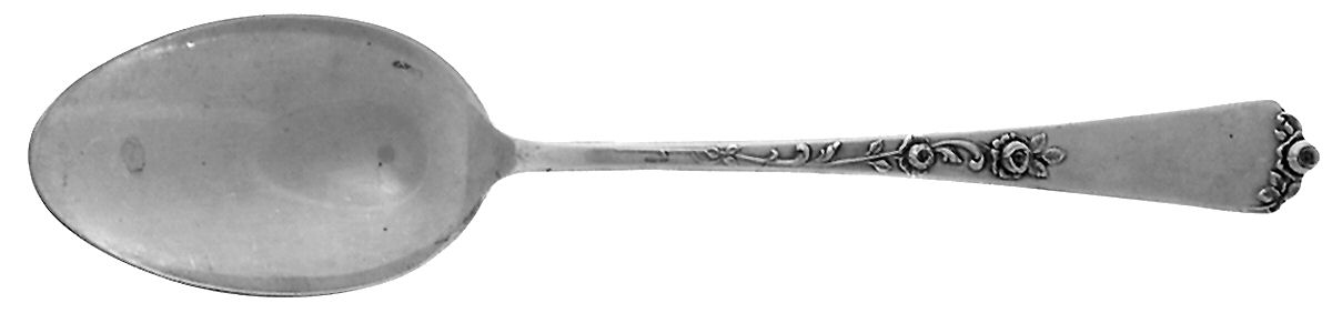 Sterling Rose (Sterling, 1955) Tablespoon (Serving Spoon) by Wallace Silver-1