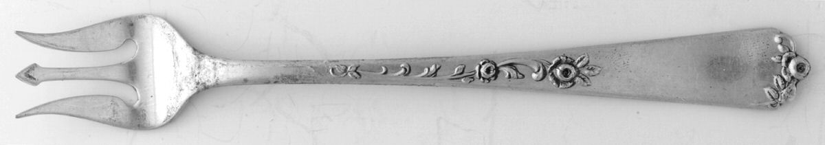 Sterling Rose (Sterling, 1955) Cocktail/Seafood Fork by Wallace Silver-1