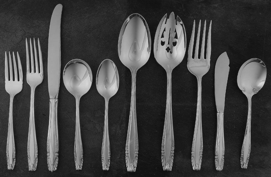 Stradivari (Sterling, 1937, No Monograms) 45 Piece Place Size Starter Set by Wallace Silver-1