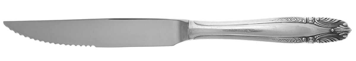Stradivari (Sterling, 1937, No Monograms) Steak Knife Individual Hollow, Serrate HC by Wallace Silver-1