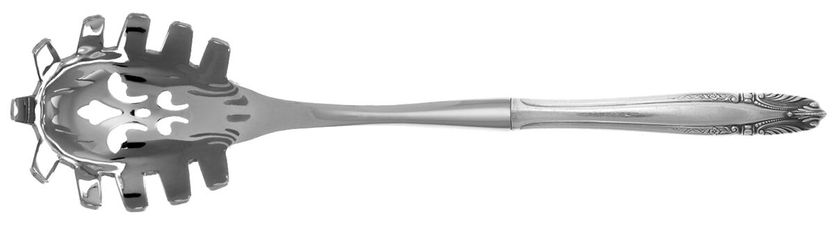 Stradivari (Sterling, 1937, No Monograms) Pasta Server with Stainless Bowl HC by Wallace Silver-1