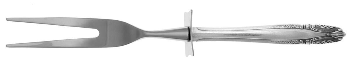 Stradivari (Sterling, 1937, No Monograms) Carving Fork Small with Stainless Prongs HC by Wallace Silver-1