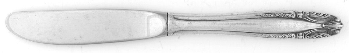 Stradivari (Sterling, 1937, No Monograms) Butter Spreader by Wallace Silver-1