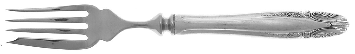 Stradivari (Sterling, 1937, No Monograms) Individual Hollow Fish Fork, Stainless Tines by Wallace Silver-1