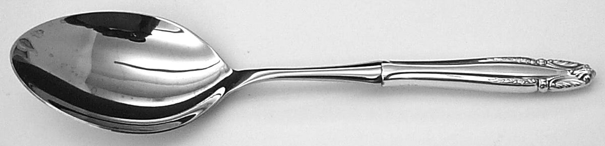 Stradivari (Sterling, 1937, No Monograms) Dressing Spoon with Stainless Bowl by Wallace Silver-1