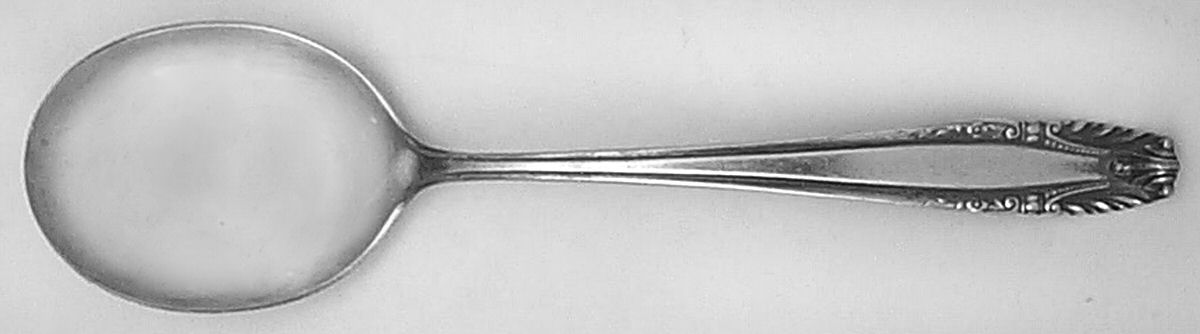 Stradivari (Sterling, 1937, No Monograms) Round Bowl Soup Spoon (Bouillon) by Wallace Silver-1