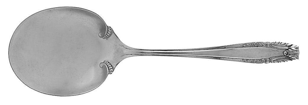 Stradivari (Sterling, 1937, No Monograms) Solid Smooth Casserole Spoon by Wallace Silver-1
