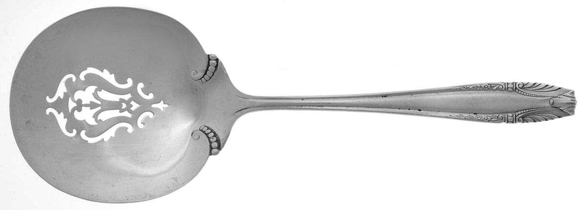 Stradivari (Sterling, 1937, No Monograms) Tomato Server, Solid Piece by Wallace Silver-1