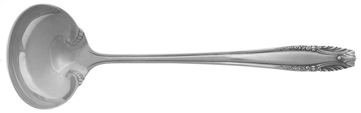 Stradivari (Sterling, 1937, No Monograms) Solid Piece Cream Ladle by Wallace Silver-1