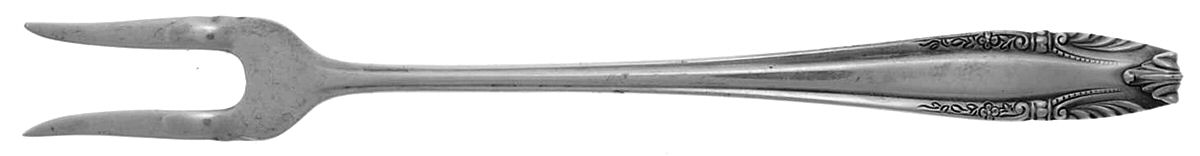 Stradivari (Sterling, 1937, No Monograms) Short Handle Pickle/Olive Fork by Wallace Silver-1