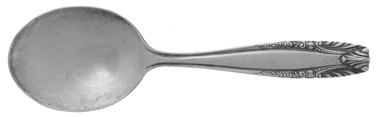 Stradivari (Sterling, 1937, No Monograms) Straight Handle Baby Spoon by Wallace Silver-1