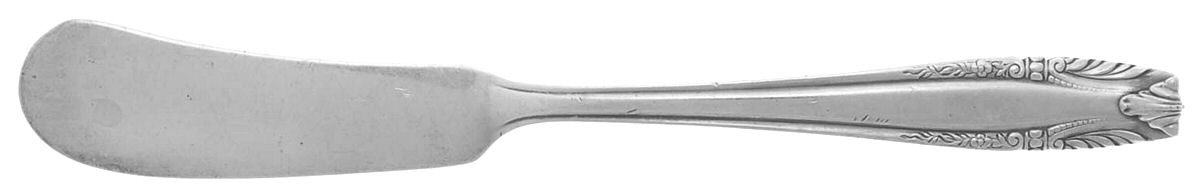 Stradivari (Sterling, 1937, No Monograms) Flat Handle Butter Spreader by Wallace Silver-1