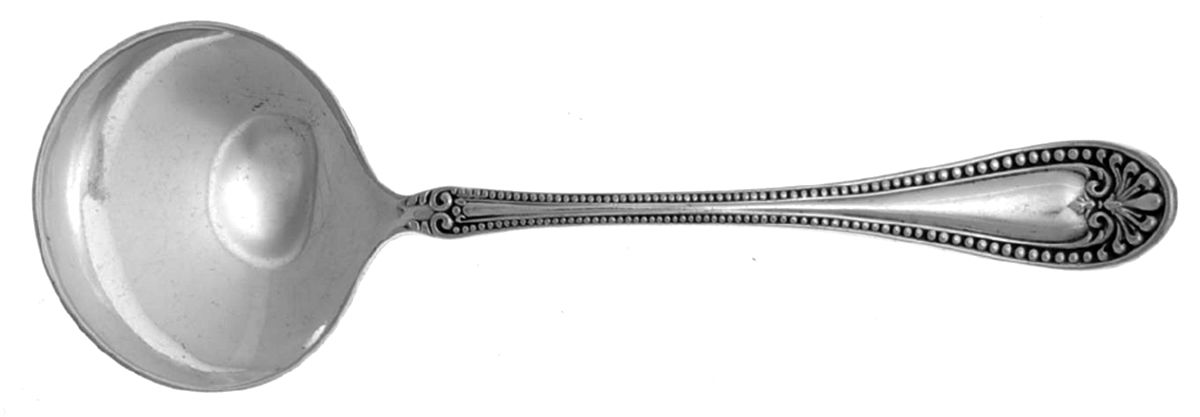 Stuart (Silverplate, 1899) Round Bowl Soup Spoon (Bouillon) by Wallace Silver-1