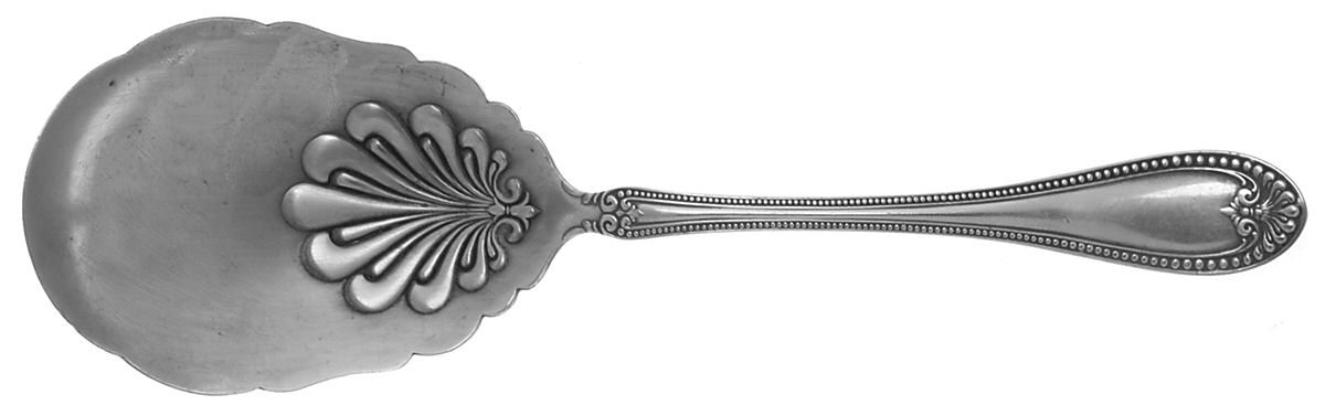 Stuart (Silverplate, 1899) Solid Smooth Casserole Spoon by Wallace Silver-1