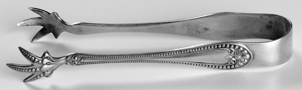 Stuart (Silverplate, 1899) Sugar Tongs by Wallace Silver-1