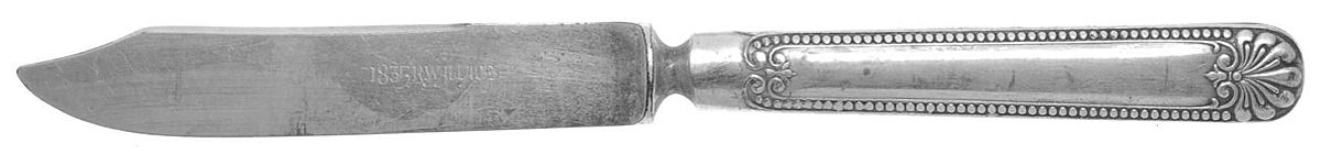 Stuart (Silverplate, 1899) Individual Solid Fruit Knife by Wallace Silver-1