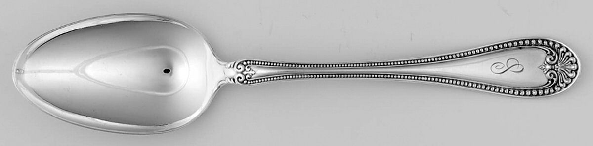 Stuart (Silverplate, 1899) Monogram Tablespoon (Serving Spoon) by Wallace Silver-1