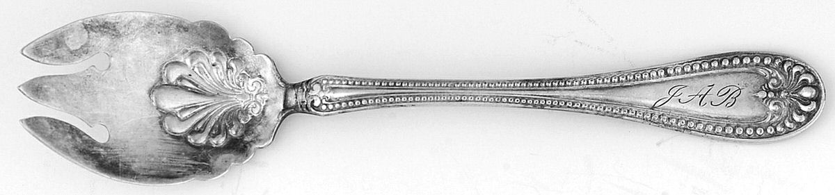 Stuart (Silverplate, 1899) Ice Cream Fork by Wallace Silver-1