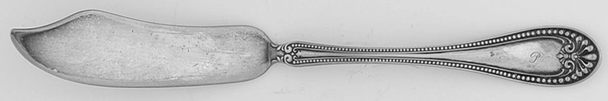 Stuart (Silverplate, 1899) Flat Handle Master Butter Knife by Wallace Silver-1