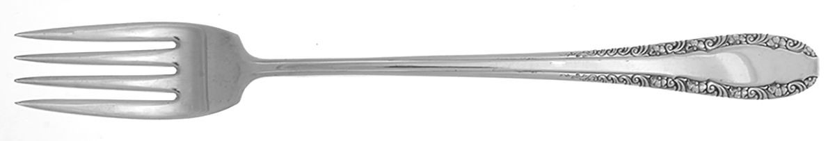 Sweetheart (Silverplate, 1940) Grille Fork (Viande) by Wallace Silver-1