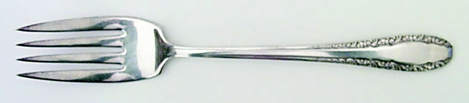 Sweetheart (Silverplate, 1940) Individual Solid Fish Fork by Wallace Silver-1