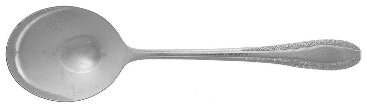 Sweetheart (Silverplate, 1940) Round Bowl Soup Spoon (Cream Soup) by Wallace Silver-1