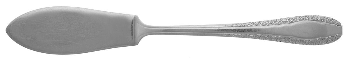 Sweetheart (Silverplate, 1940) Flat Handle Master Butter Knife by Wallace Silver-1
