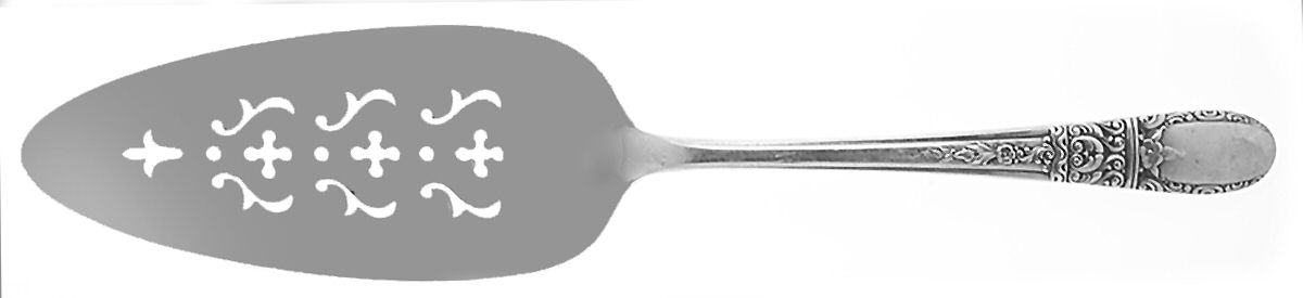 Sweetheart II-Hollywood II (Silverplate, 1946-48) Solid Pierced Pie Server by Wallace Silver-1