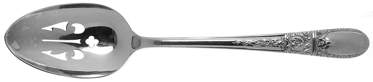 Sweetheart II-Hollywood II (Silverplate, 1946-48) Pierced Tablespoon (Serving Spoon) by Wallace Silver-1