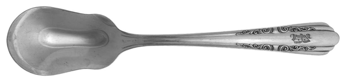 Thalia (Silverplate, 1941) Monogrammed Individual Ice Cream Spoon by Wallace Silver-1