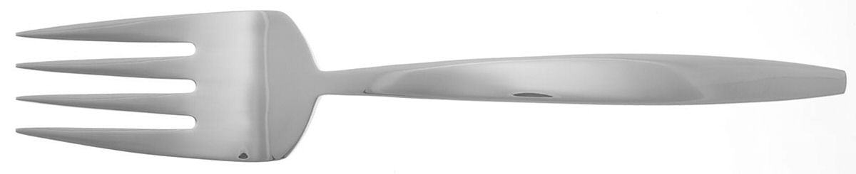 Thema (Stainless) Large Solid Cold Meat Serving Fork by Wallace Silver-1