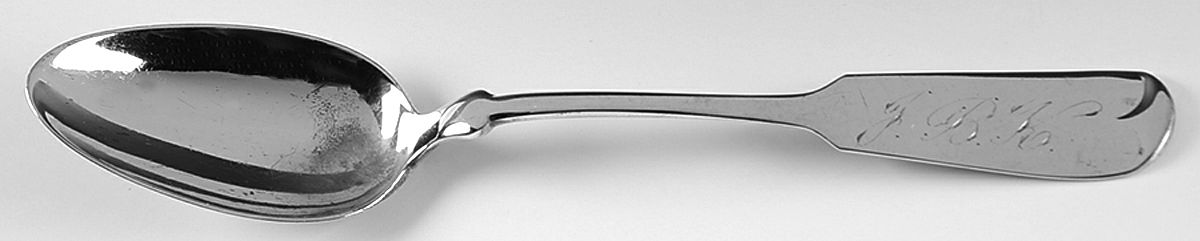 Tipped (Sterling, 1890) Monogram Five O'Clock Teaspoon by Wallace Silver-1