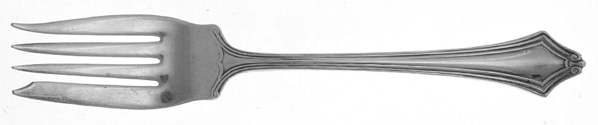 Trenton (Silverplate, 1915) Individual Salad Fork by Wallace Silver-1