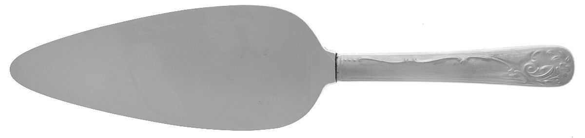 Trellis (Stainless) Pie Server with Stainless Blade by Wallace Silver-1