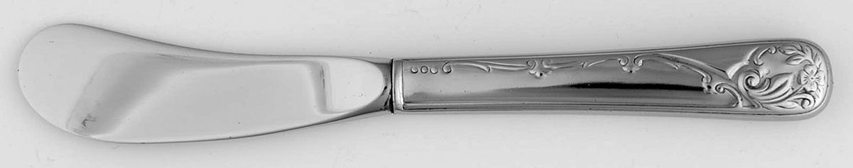 Trellis (Stainless) Butter Spreader Hollow Hdl-Paddle/Stainless Blade by Wallace Silver-1