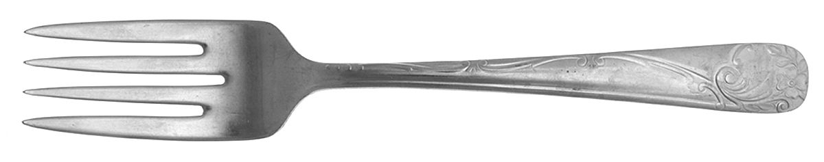 Trellis (Stainless) Medium Solid Cold Meat Serving Fork by Wallace Silver-1