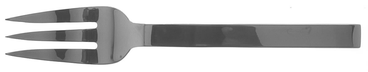 Trenton (Stainless) Medium Solid Cold Meat Serving Fork by Wallace Silver-1