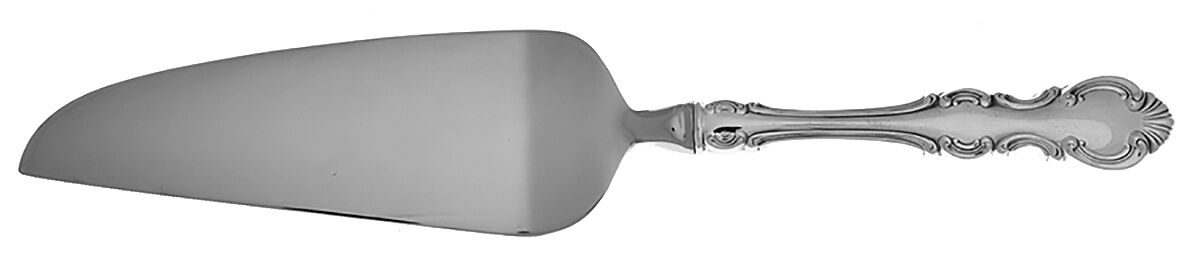 Troy (Silverplate, 1902) Pie and Cake Server with Stainless Blade HC by Wallace Silver-1