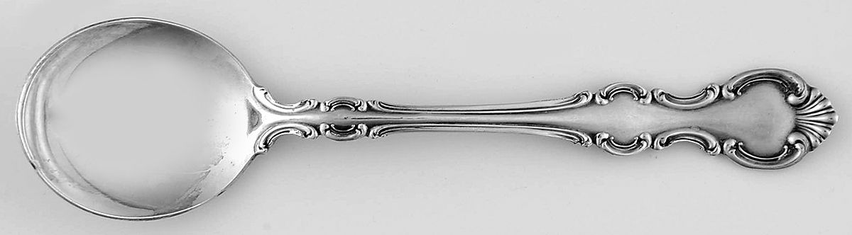 Troy (Silverplate, 1902) Large Chocolate Spoon by Wallace Silver-1