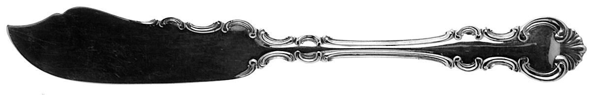 Troy (Silverplate, 1902) Flat Handle Butter Spreader by Wallace Silver-1