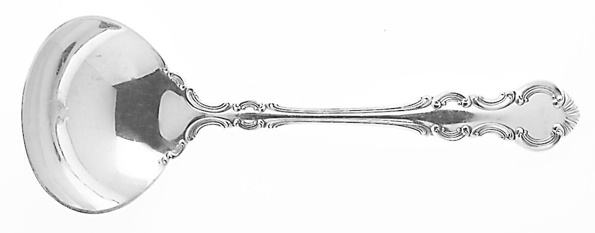 Troy (Silverplate, 1902) Solid Gravy Ladle by Wallace Silver-1